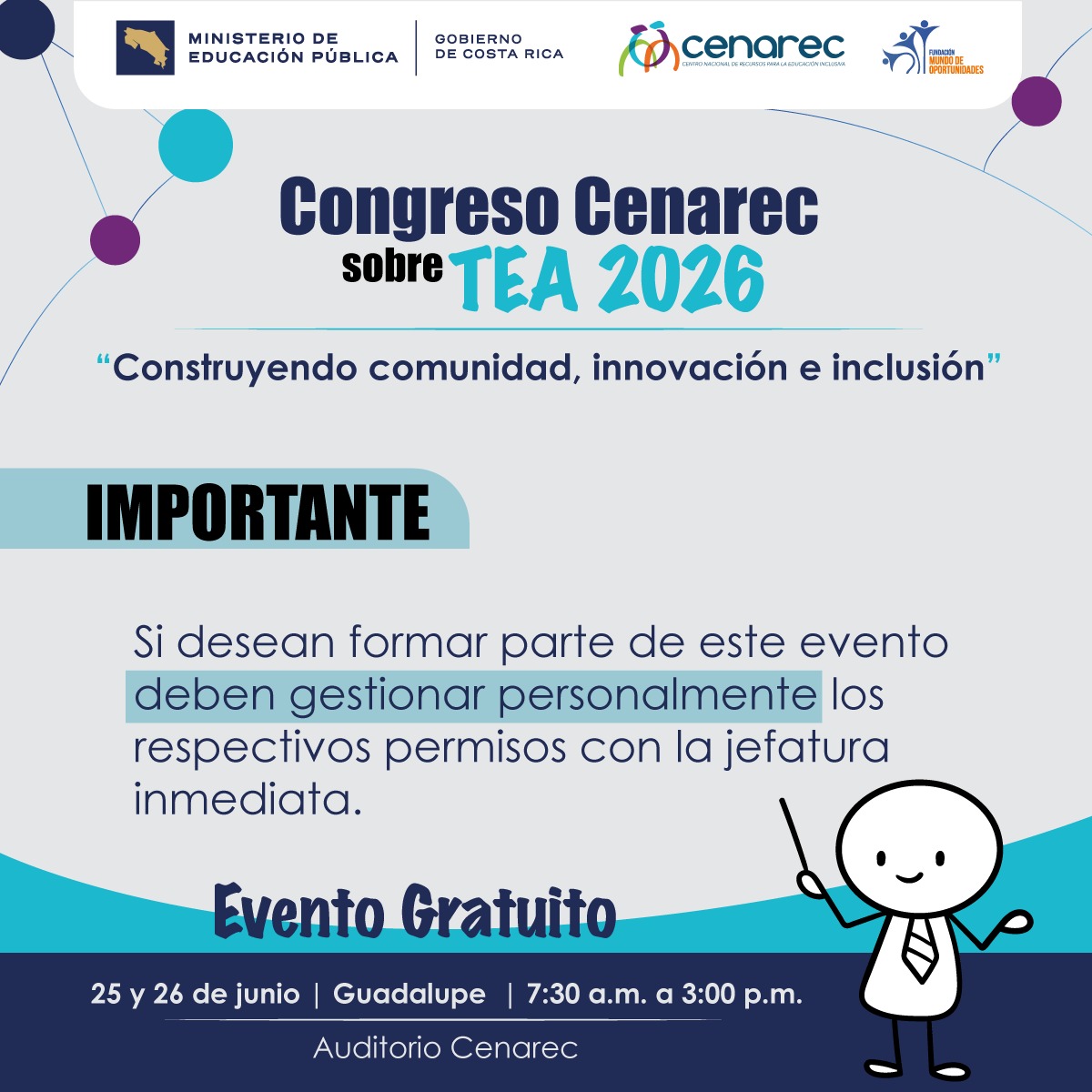 Cada persona debe gestionar su permiso